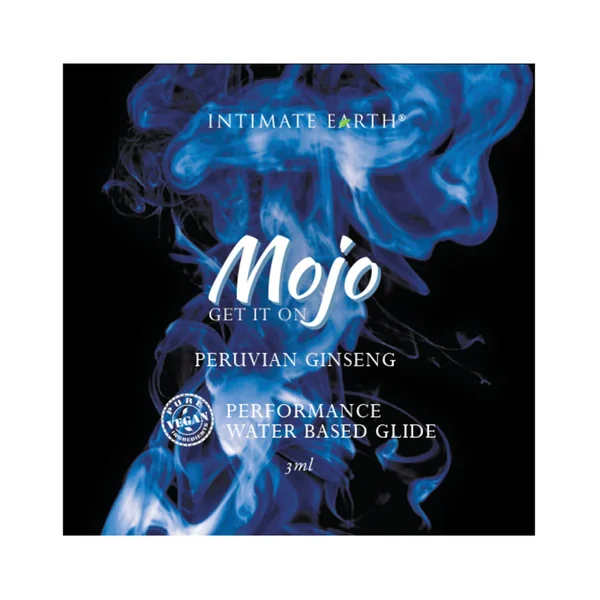 Mojo Peruvian Ginseng Waterbased Performance Glide 3 Ml Foil
