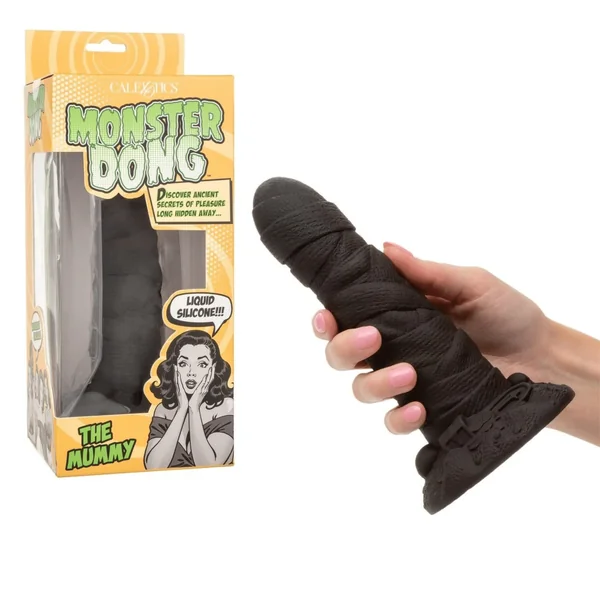 Monster Dong The Mummy Black Realistic Dildo