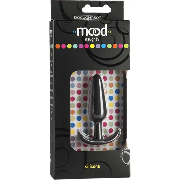 Mood Naughty 1 Silicone Anal Plug - Small - Black