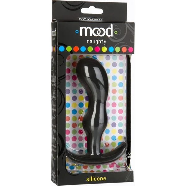 Mood Naughty 2 Silicone Anal Plug - Large - Black