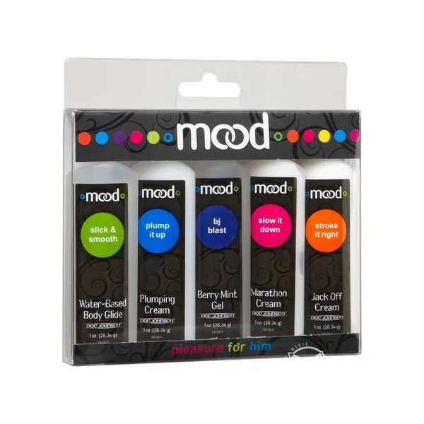 Mood Pleasure Enhancement Gels Assorted Gels 1 Ounce 5 Each Per Pack