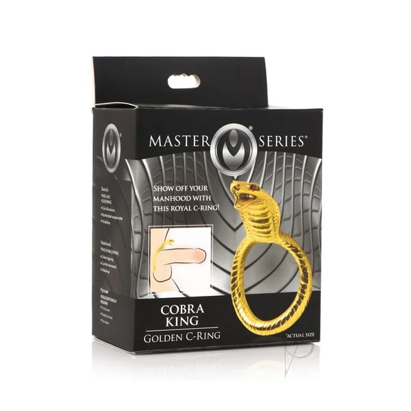 Ms Cobra King Golden C-ring Gold Penis Ring