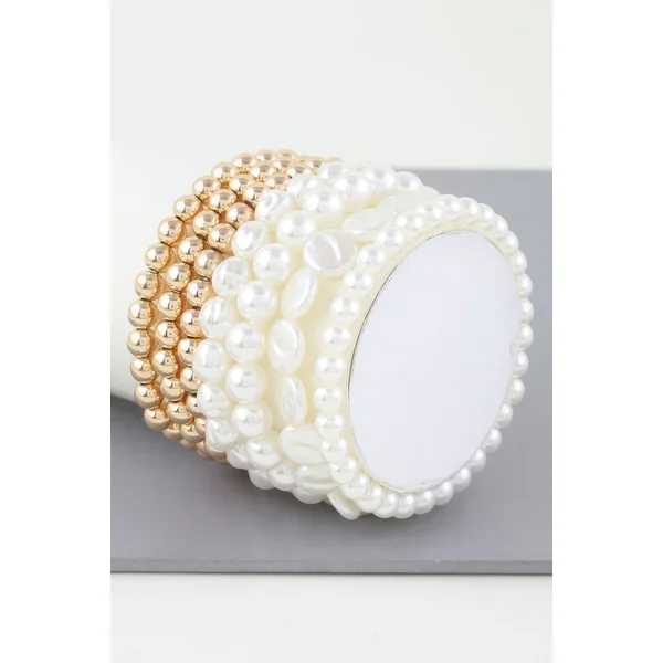 Multi Stone Beaded Bracelet