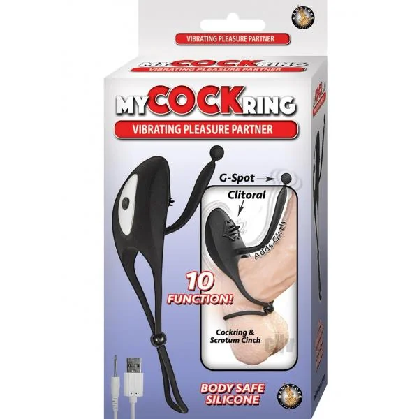 My Cockring Vibrating Pleasure Partner - Black