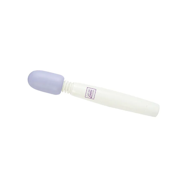 My Mini Miracle Massager Wand Waterproof 7.75 Inch White With Purple