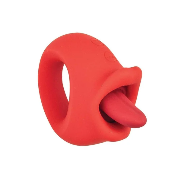 My Secret Vibrating Tongue Rechargeable Silicone Clitoral Stimulator – Red