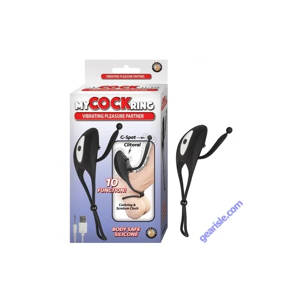 Nasstoys My Cockring Vibrating Cock Ring Pleasure Partner Black