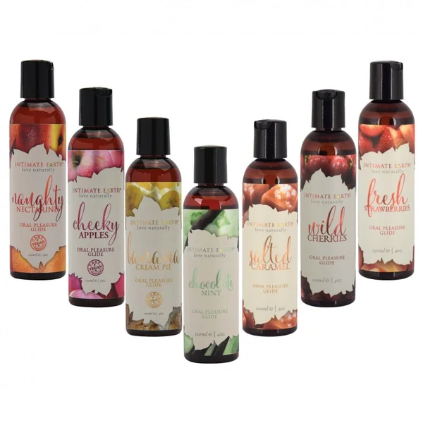 Natural Flavored Oral Pleasure Glide Lubricants