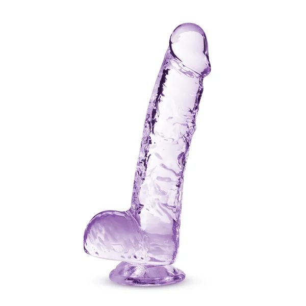 Naturally Yours – 6 Inch Crystalline Dildo – Amethyst