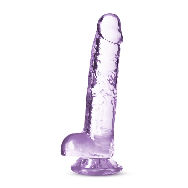 Naturally Yours – 7 Inch Crystalline Dildo – Amethhyst