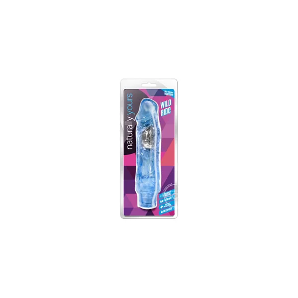 Naturally Yours Wild Ride Vibrating TPE Dildo