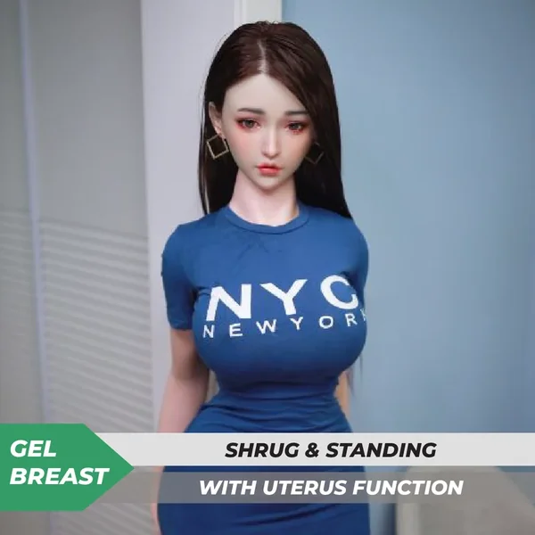 Neodoll Sugar Babe – Achuang – Silicone TPE Hybrid Sex Doll – Gel Breast – Uterus – 157cm – Silicone Colour