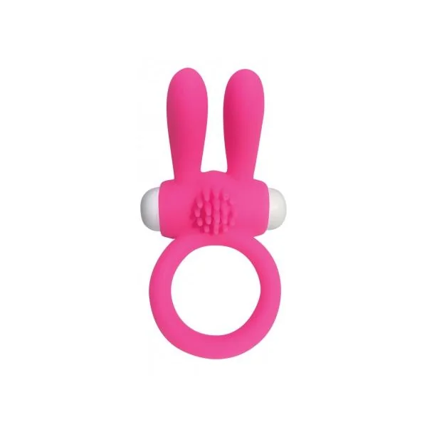 Neon Rabbit Ring Vibrator Pink