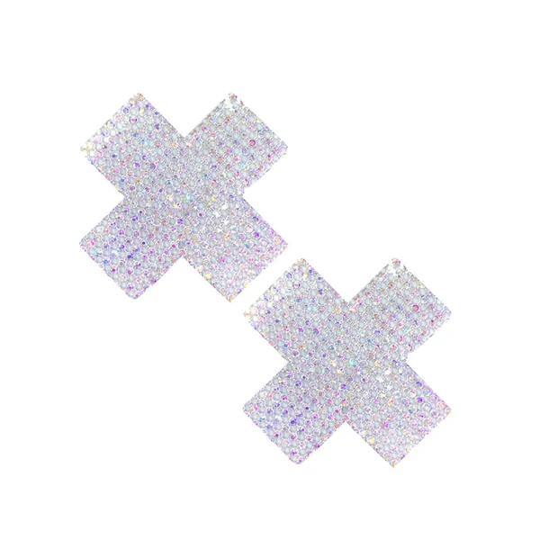Neva Nude Rhinestone X Pasties