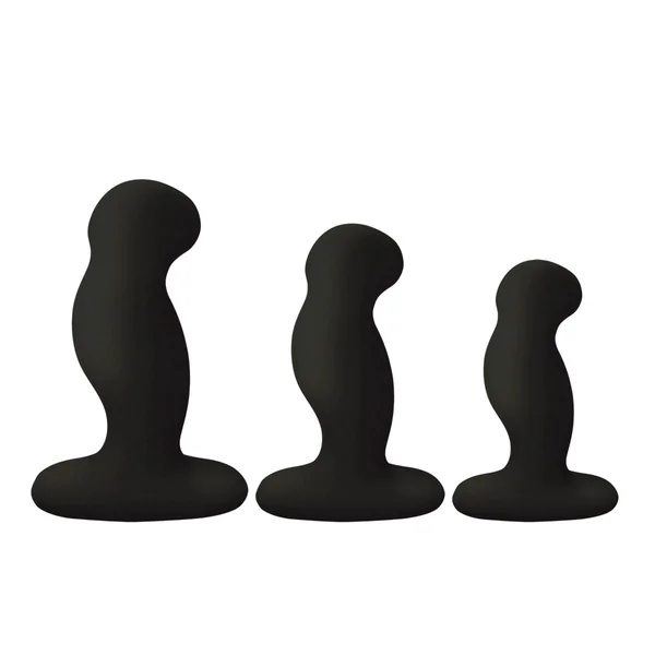 Nexus G-Play Plus Trio Vibrating Butt Plug Set Black