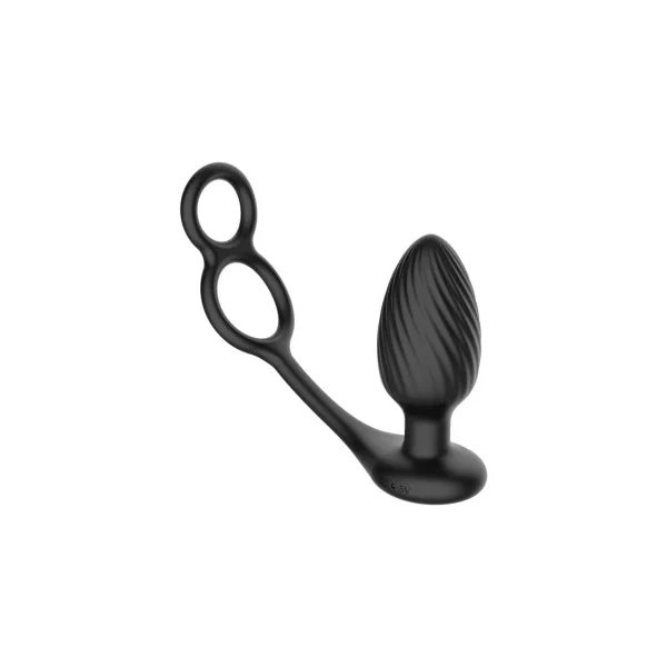 Nexus Tornado Cock and Ball Ring Rotating and Vibrating Butt Plug with Remote Control