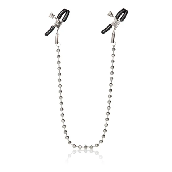 Nipple Play Silver Beaded Nipple Clamps