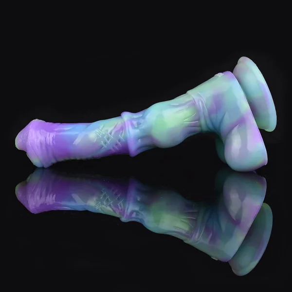 NNSX Silicone Lotus Color Realistic Horse Dildo