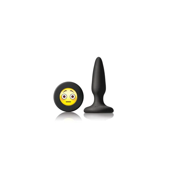 NS Novelties - Moji's - OMG Emoji Butt Plug - Black