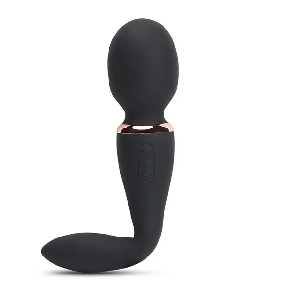 Nu Sensuelle Alluvion XLR8 Black Wand Massager with 12 Speeds