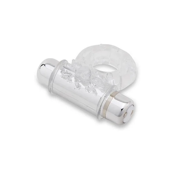 Nu Sensuelle Bullet Ring Rechargeable Vibrating Cock Ring – Clear