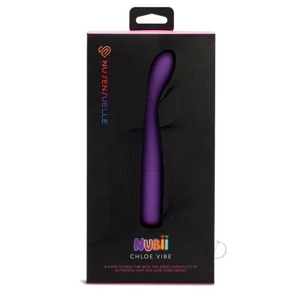 Nu Sensuelle Chloe Nubii Rechargeable Silicone Vibrator - Purple