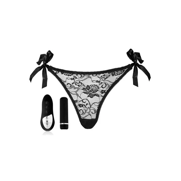 Nu Sensuelle Pleasure Panty Wireless Remote Control Silicone USB Rechargeable Bullet Waterproof Black