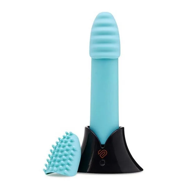 Nu Sensuelle Point Plus Rechargeable Silicone Bullet – Tiffany Blue