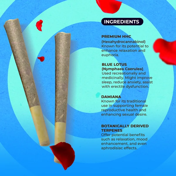 NUUD NUUDIES Pre-Rolled Sex Joints Single Cupid''s Blend 12-Piece Display