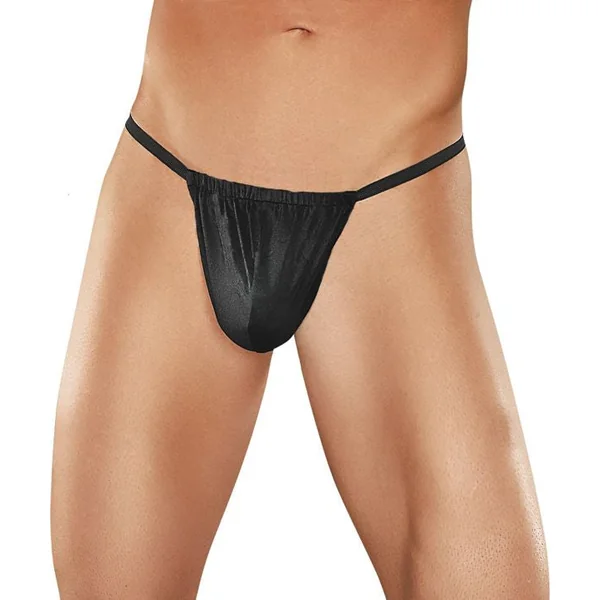 Nylon/spandex Posing Strap Black
