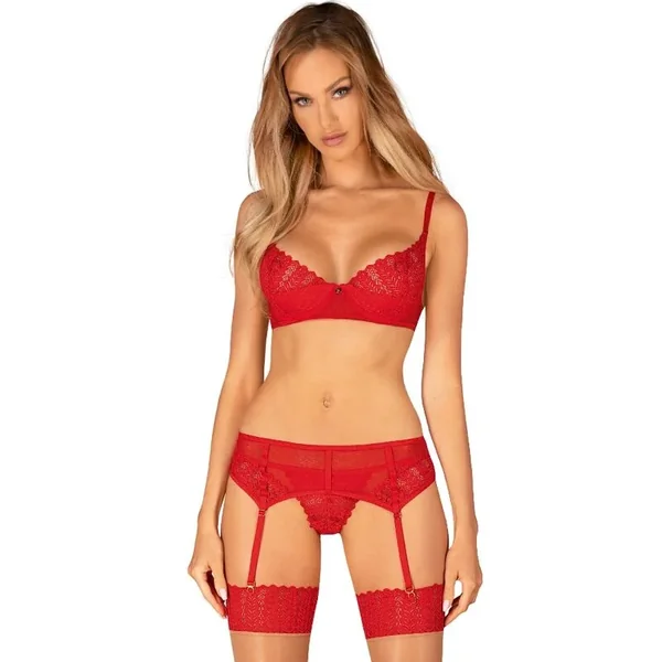 OBSESSIVE – INGRIDIA THREE PIECES RED M/L