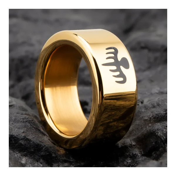 Octopus Gold Plated Stainless Steel Penis Ring Jewelry Cock Ring
