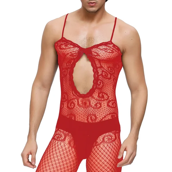Oh Yeah Front Cutout Crotchless Bodystocking