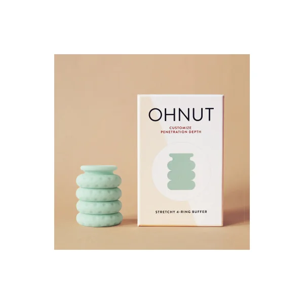 Ohnut Depth-Limiting Rings 4-Pack, Jade