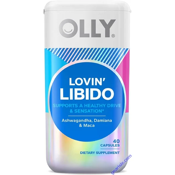 OLLY Lovin' Libido Capsules Vegetarian Supplement 40 Count