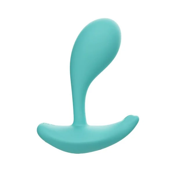 Oly 2 Pressure Sensing App enabled Wearable Rechargeable Silicone Clit and G Spot Vibrator – Light Blue