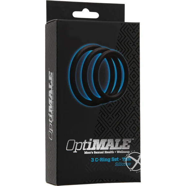 Optimale 3Silicone Non-Vibrating Penis Ring Set