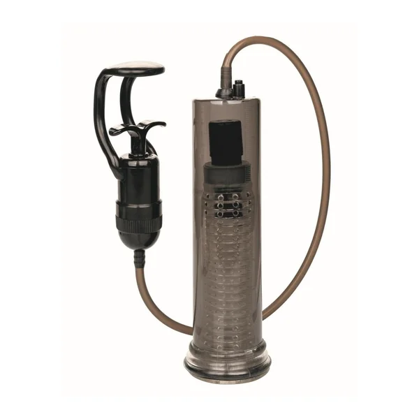 Optimum Series Vibro Air Rechargeable Penis Pump – Smoke