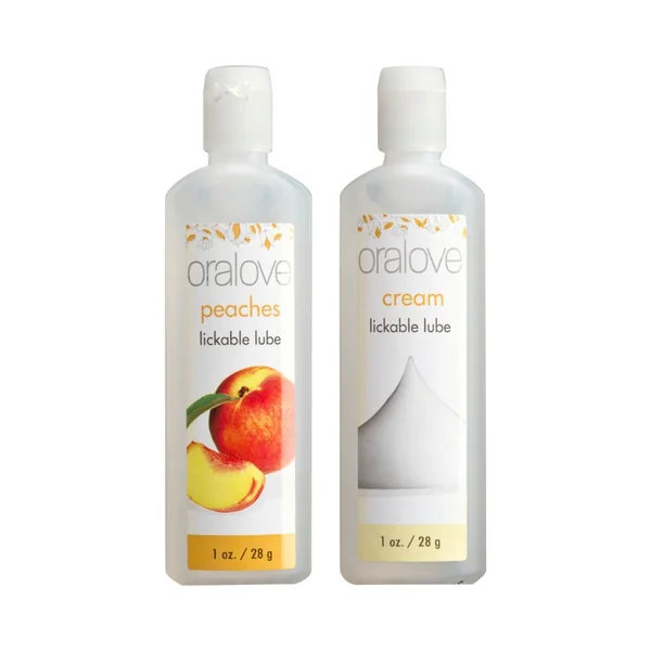Oralove Delicious Duo Lickable Lubes Peaches and Cream