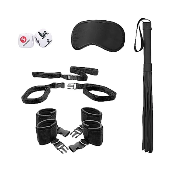 Ouch! – Bed Post Bindings Restraing Kit – Black