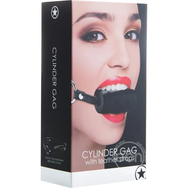 OUCH CYLINDER GAG BLACK