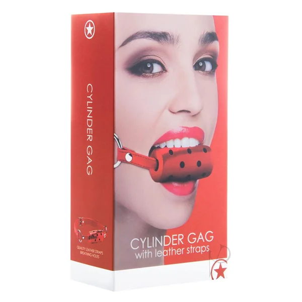 Ouch! Cylinder Gag - Red