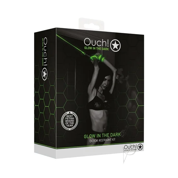 Ouch! Door Restraint Kit Glow in the Dark - Green