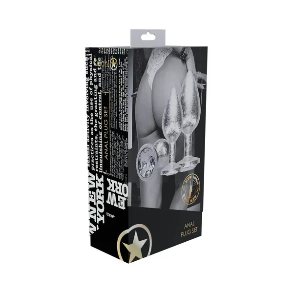 Ouch! International New York Collection Metal Anal Plug Set