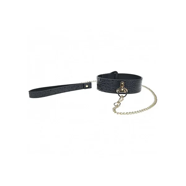 Ouch! International Rome Collection Collar with Leash