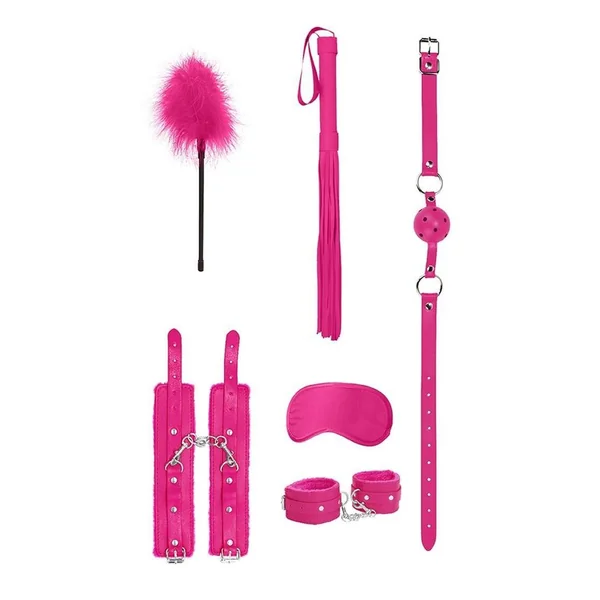 Ouch! Kits Beginners Bondage Kit 6pc – Pink