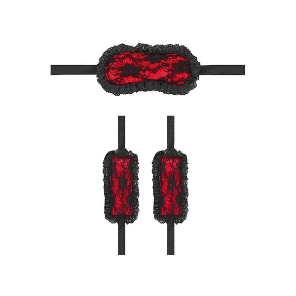 Ouch! Kits Introductory Bondage Kit #7 (2 piece kit) – Red