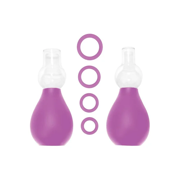 Ouch! Nipple Erector Pump Set – Purple
