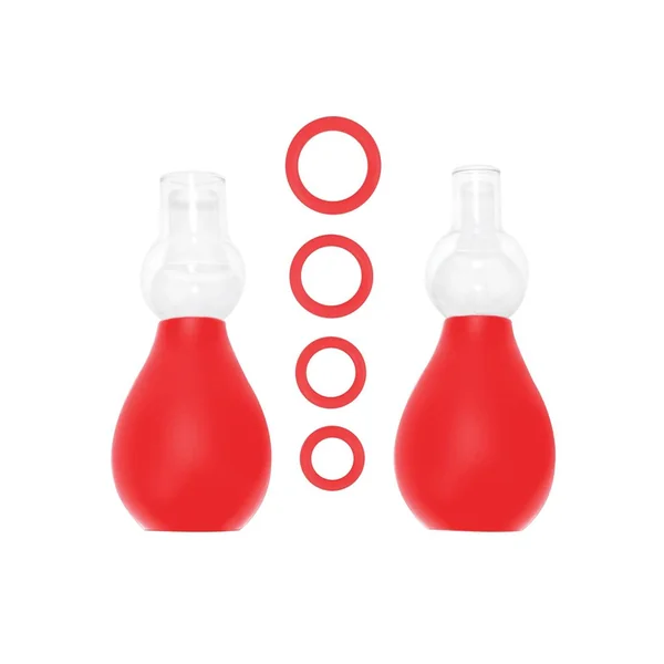Ouch! Nipple Erector Pump Set – Red