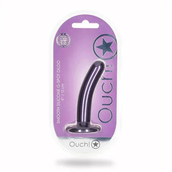 Ouch! Smooth G-Spot Silicone Dildo 5in